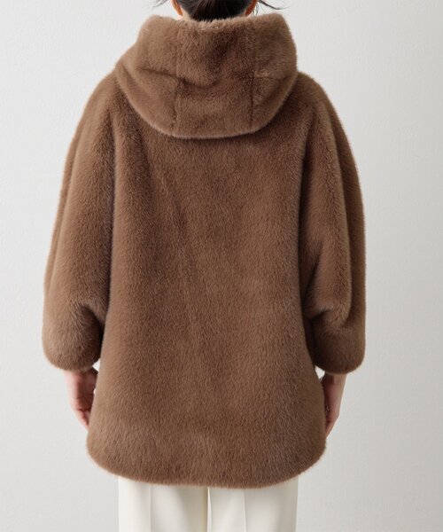 THE PAUSE(ザ ポーズ)の「【THE PAUSE】フェイクファードルマンコート(その他アウター・レディース・ベージュ/ブラウン・FREE)」の5枚目の写真