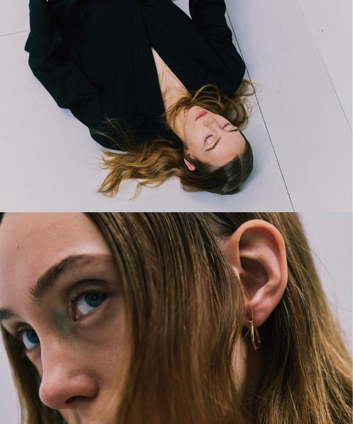 Juha（ユハ）の「PIERCE - EDGE - GOLD（ピアス（片耳用）・メンズ・ゴールド・FREE）」の4枚目の写真
