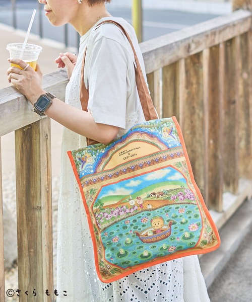 CRAFT STANDARD BOUTIQUE(クラフトスタンダードブティック)の「COJI‐COJI / トートバック(トートバッグ・レディース・グリーン・FREE)」の2枚目の写真