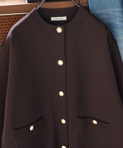限定展開 金ボタン ニット カーディガン（カーディガン/ボレロ