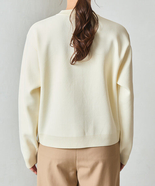 FREAK'S STORE（フリークスストア）の「限定展開　金ボタン ニット カーディガン（カーディガン/ボレロ・レディース・グレー/オフホワイト/ブラック/ネイビー/レッド/ブラウン・ﾌﾘ-）」の22枚目の写真