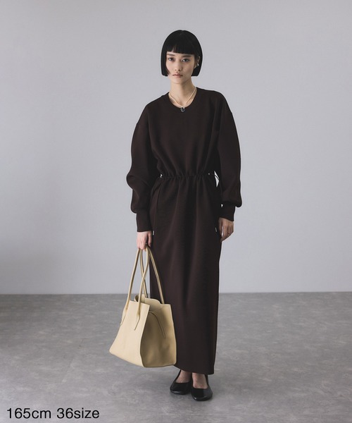 定番人気】フォルムニットワンピース（ワンピース）｜ADAM ET ROPE