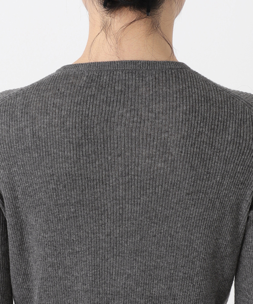 FRAMeWORK(フレームワーク)の「≪追加≫スイビコットンリブカーディガン(カーディガン/ボレロ・レディース・チャコールグレー/ブルー/アイボリー・FREE)」の14枚目の写真