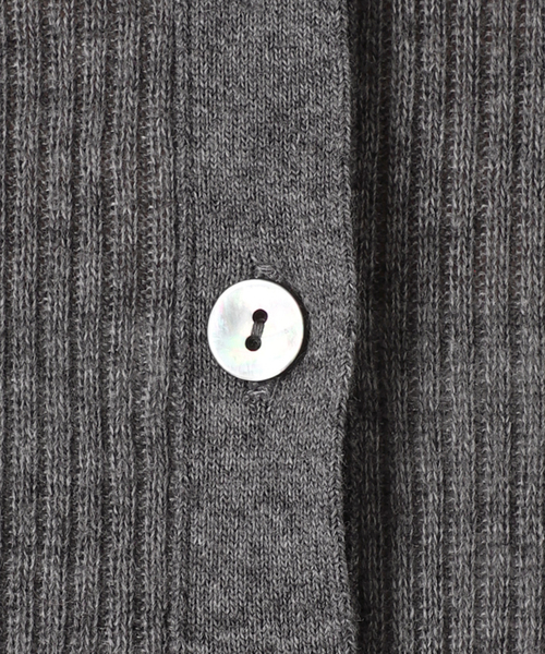 FRAMeWORK(フレームワーク)の「≪追加≫スイビコットンリブカーディガン(カーディガン/ボレロ・レディース・チャコールグレー/ブルー/アイボリー・FREE)」の9枚目の写真