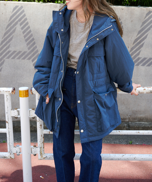 OUTDOOR PRODUCTS(アウトドアプロダクツ)の「中綿マウンテンパーカ(その他アウター・レディース・ブラック/ブルー/キャメル・FREE)」の1枚目の写真