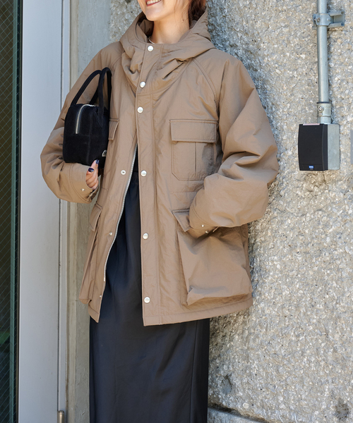 OUTDOOR PRODUCTS(アウトドアプロダクツ)の「中綿マウンテンパーカ(その他アウター・レディース・ブラック/ブルー/キャメル・FREE)」の15枚目の写真