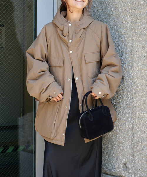 OUTDOOR PRODUCTS(アウトドアプロダクツ)の「中綿マウンテンパーカ(その他アウター・レディース・ブラック/ブルー/キャメル・FREE)」の17枚目の写真