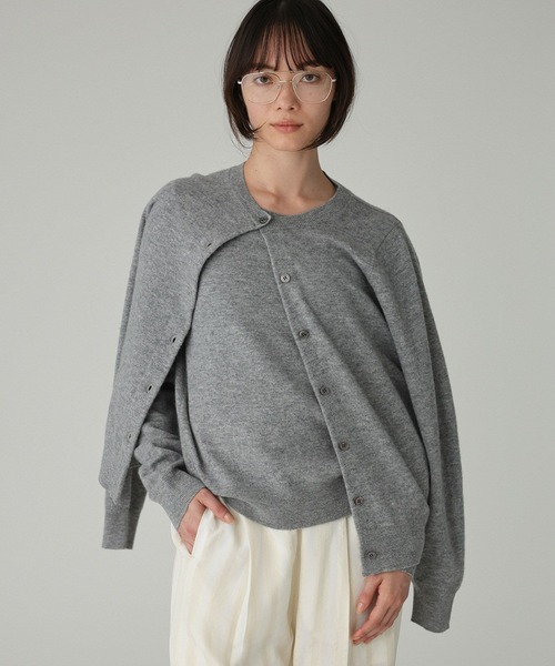 BABYLONE ウォッシュシャプルウールカーデ セール】 ウォッシャブルウールカーデ（カーディガン/ボレロ