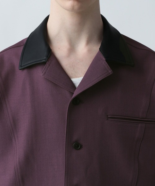 HARE（ハレ）の「【SET UP対応】3Dデザインシャツブルゾン(HARE)（シャツ/ブラウス・メンズ・ブラック/パープル/ブルー系その他/グレー・FREE）」の19枚目の写真