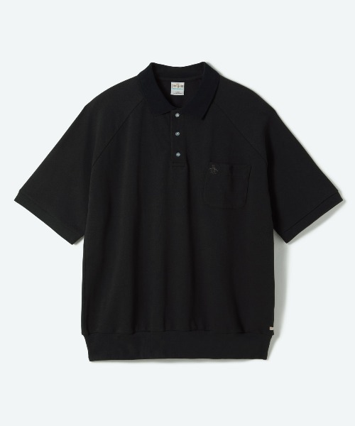 ペンギン マンシングウェア ニットポロ 黒 Penguin by Munsingwear 公式 ペンギン バイ マンシングウェア