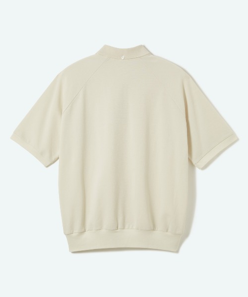 penguin BY MUNSINGWEAR（ペンギン バイ マンシングウェア）の「60’S RAGLAN HALF SLEEVE POLO　吸汗速乾半袖ポロシャツ ゴルフウェア（ポロシャツ・メンズ・ブラック/ホワイト・M/L/XL）」の3枚目の写真