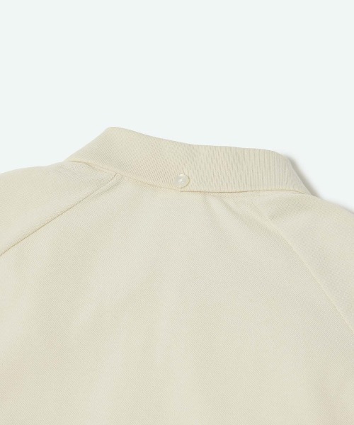 penguin BY MUNSINGWEAR（ペンギン バイ マンシングウェア）の「60’S RAGLAN HALF SLEEVE POLO　吸汗速乾半袖ポロシャツ ゴルフウェア（ポロシャツ・メンズ・ブラック/ホワイト・M/L/XL）」の8枚目の写真