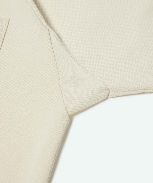 penguin BY MUNSINGWEAR（ペンギン バイ マンシングウェア）の「60’S RAGLAN HALF SLEEVE POLO　吸汗速乾半袖ポロシャツ ゴルフウェア（ポロシャツ・メンズ・ブラック/ホワイト・M/L/XL）」の10枚目の写真