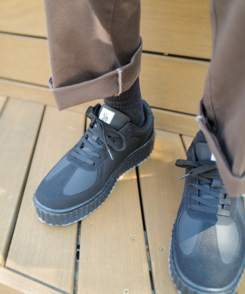 U.S. POLO ASSN.（ユーエスポロアッスン）の「【U.S. POLO ASSN./ユーエスポロアッスン】【上質なPUレザーの高級感】厚底ボリュームソール ワンポイント ローカット コンビネーションスニーカー（スニーカー・メンズ・ベージュ/ブラック/ホワイト・25cm/25.5cm/26cm/26.5cm/27cm）」の22枚目の写真