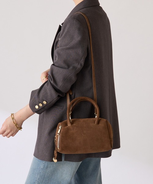 専用PAPILLONNER パピヨネ ボストンバッグ レザー モカ PAPILLONNER（パピヨネ）の「レザーミニボストン/WEB限定（ボストン