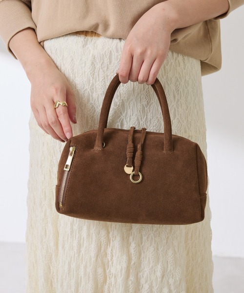 セール】PAPILLONNER/レザーチャームボストン（ボストンバッグ