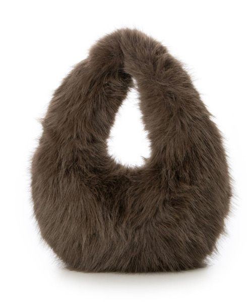 kakatoo（カカトゥ）の「カカトゥ kakatoo / オーバルファーバッグ（トートバッグ・レディース・オレンジ/ブラウン/グレー・FREE）」の4枚目の写真