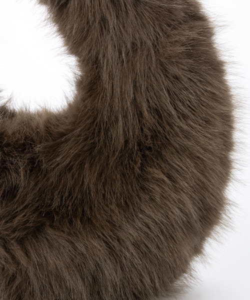 kakatoo（カカトゥ）の「カカトゥ kakatoo / オーバルファーバッグ（トートバッグ・レディース・オレンジ/ブラウン/グレー・FREE）」の8枚目の写真