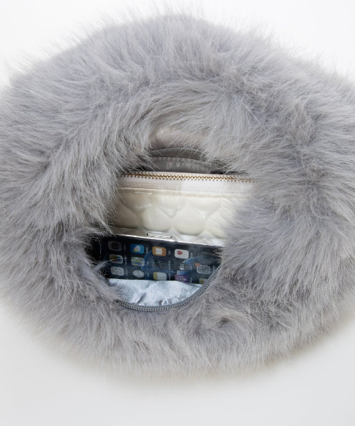 kakatoo（カカトゥ）の「カカトゥ kakatoo / オーバルファーバッグ（トートバッグ・レディース・オレンジ/ブラウン/グレー・FREE）」の17枚目の写真