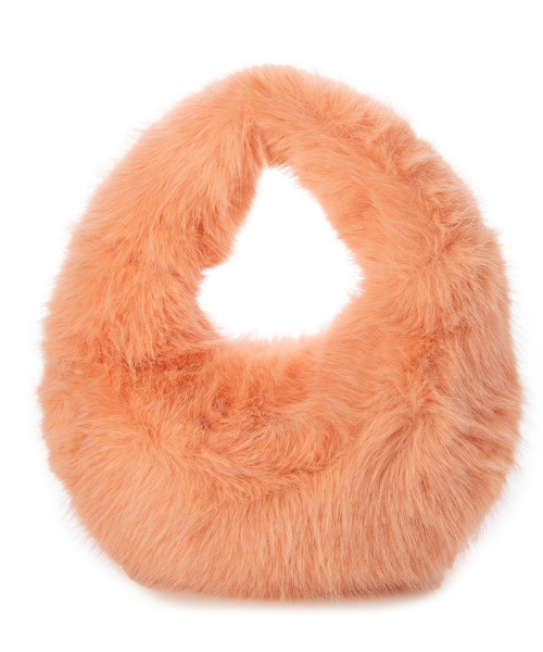 kakatoo（カカトゥ）の「カカトゥ kakatoo / オーバルファーバッグ（トートバッグ・レディース・オレンジ/ブラウン/グレー・FREE）」の9枚目の写真