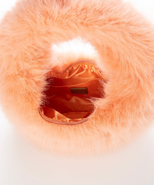 kakatoo（カカトゥ）の「カカトゥ kakatoo / オーバルファーバッグ（トートバッグ・レディース・オレンジ/ブラウン/グレー・FREE）」の11枚目の写真