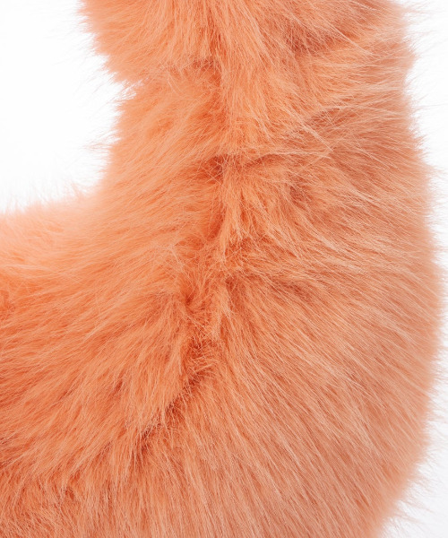 kakatoo（カカトゥ）の「カカトゥ kakatoo / オーバルファーバッグ（トートバッグ・レディース・オレンジ/ブラウン/グレー・FREE）」の13枚目の写真