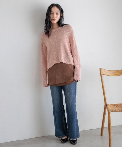 LOWRYS FARM（ローリーズファーム）の「アソートラップミニスカート　580924（スカート・レディース・ブラック/アイボリー/ブラウン・MEDIUM/SMALL）」の13枚目の写真