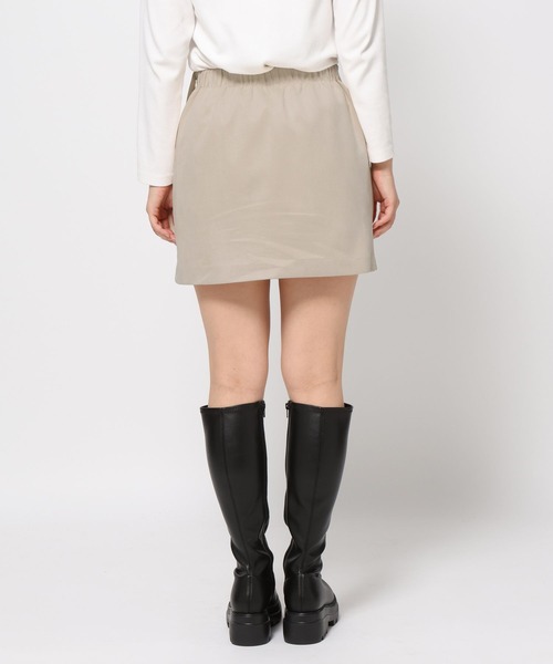 LOWRYS FARM（ローリーズファーム）の「アソートラップミニスカート　580924（スカート・レディース・ブラック/アイボリー/ブラウン・MEDIUM/SMALL）」の22枚目の写真