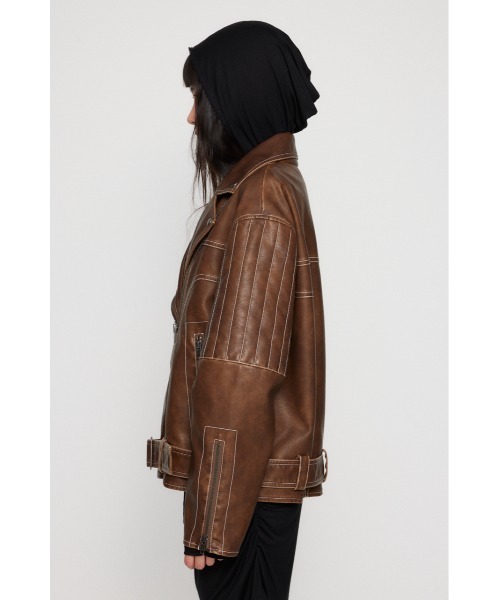 BELTED OVER VINTAGE ジャケット（ライダースジャケット）｜LAGUA GEM