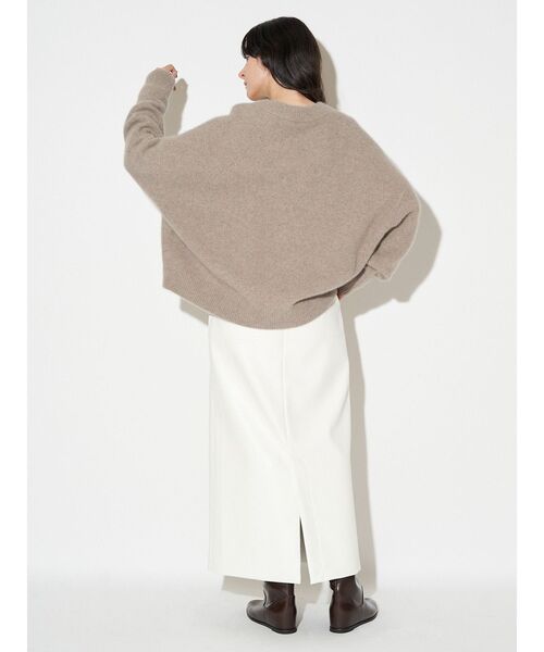 ELENDEEK(エレンディーク)の「フェイクレザースカート(スカート・レディース・ブラック/オフホワイト/ブラウン・02/01)」の21枚目の写真