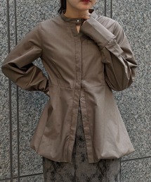 &g'aime | 【&g'aime】ペプラムバールンブラウス　Peplum Balloon Blouse(シャツ/ブラウス)