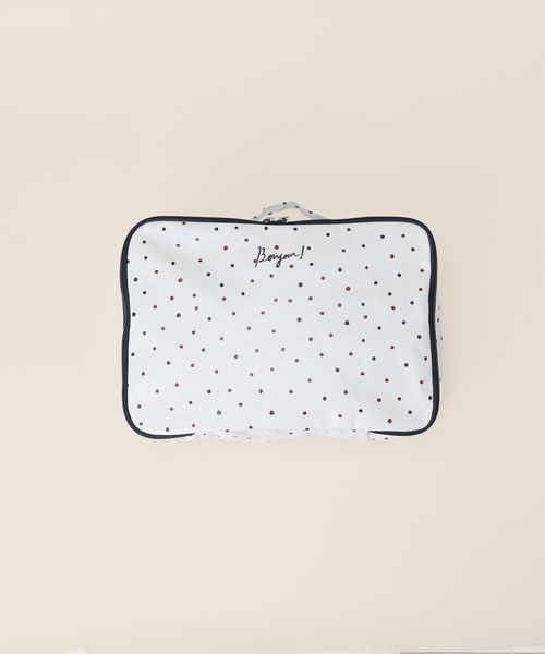 IENA ENFANT(イエナアンファン)の「《追加》【BASIC】トラベルポーチ LARGE(ポーチ・レディース・ブラック系その他/ホワイト/ホワイト系その他/ブラック・FREE)」の5枚目の写真