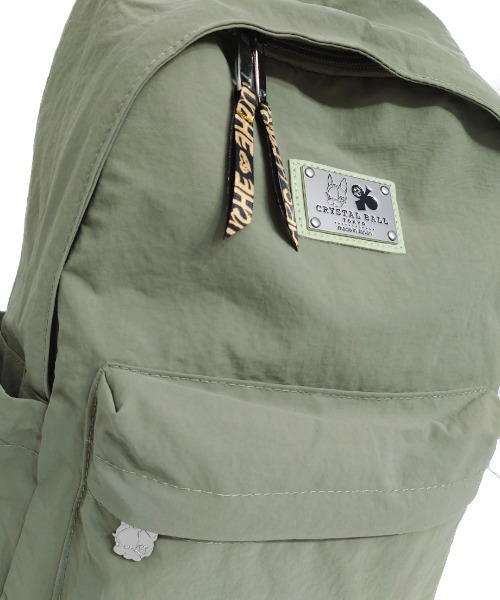 CRYSTAL BALL（クリスタルボール）の「ヴァンドウェスト（バックパック/リュック・レディース・モスグリーン/アイボリー/キャメル・FREE）」の5枚目の写真