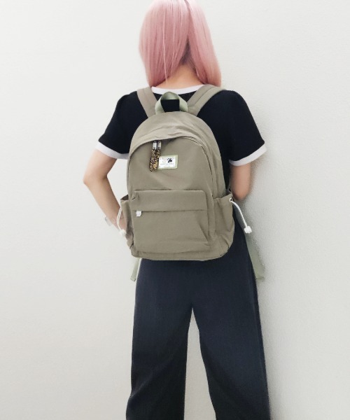 CRYSTAL BALL（クリスタルボール）の「ヴァンドウェスト（バックパック/リュック・レディース・モスグリーン/アイボリー/キャメル・FREE）」の8枚目の写真