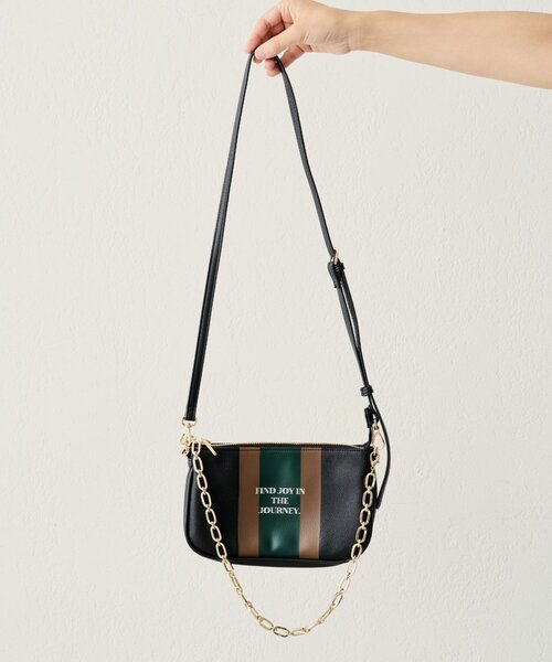 LOUNGEDRESS（ラウンジドレス）の「【GALENA/ガレナ】ラインミニBag（ハンドバッグ・レディース・ブラック/ブラウン・FREE）」の6枚目の写真