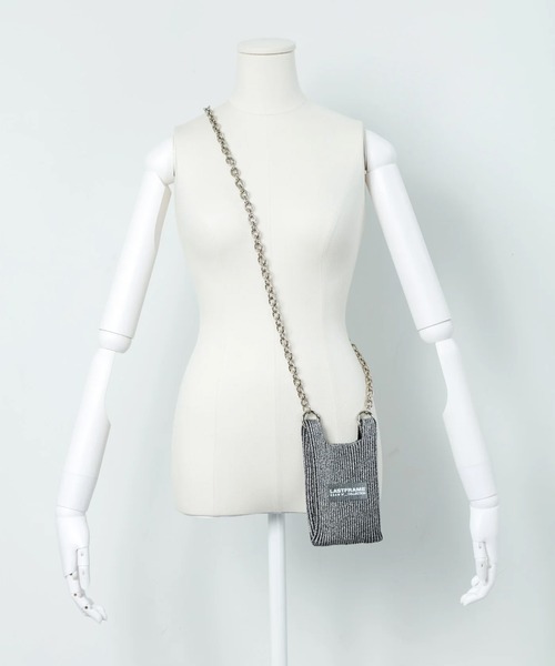 LASTFRAME(ラストフレーム)の「KYOTO METALLIC MARKET BAG MICRO(ショルダーバッグ・レディース・シルバー系その他/シルバー・FREE)」の3枚目の写真