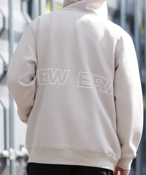NEW ERA(ニューエラ)の「【ムラサキスポーツ限定】NEW ERA/ニューエラ ジップアップパーカー 14877285/14877286/14877287(パーカー・メンズ・グレー/ベージュ/ブラック・M/L/XL/2XL)」の3枚目の写真
