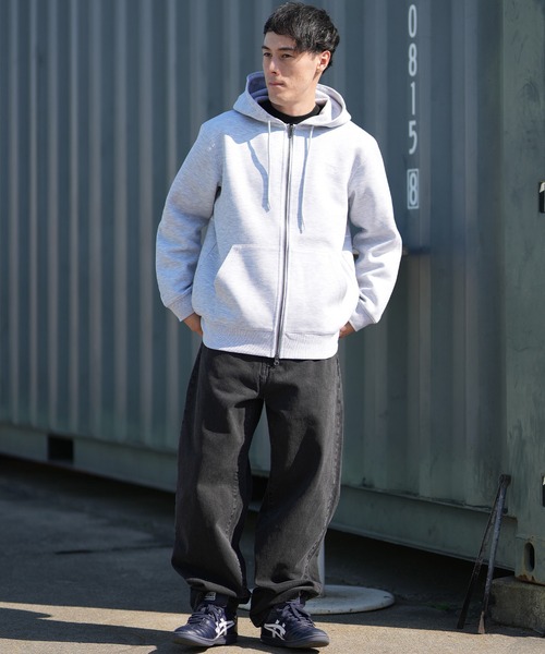 NEW ERA(ニューエラ)の「【ムラサキスポーツ限定】NEW ERA/ニューエラ ジップアップパーカー 14877285/14877286/14877287(パーカー・メンズ・グレー/ベージュ/ブラック・M/L/XL/2XL)」の9枚目の写真