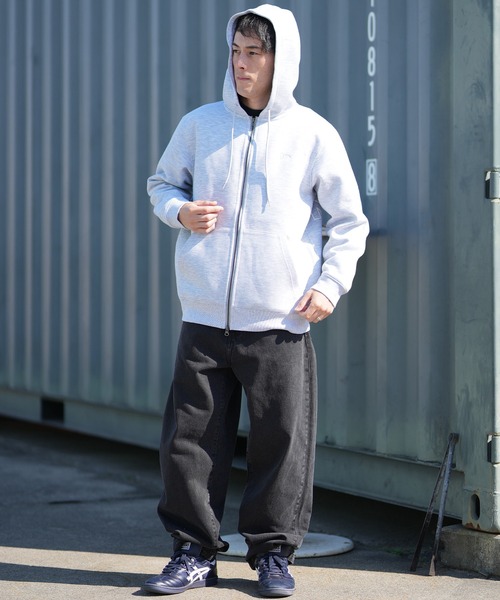 NEW ERA(ニューエラ)の「【ムラサキスポーツ限定】NEW ERA/ニューエラ ジップアップパーカー 14877285/14877286/14877287(パーカー・メンズ・グレー/ベージュ/ブラック・M/L/XL/2XL)」の10枚目の写真