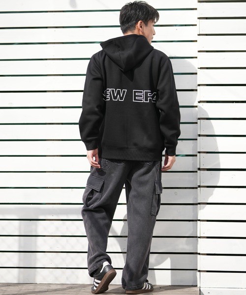 NEW ERA(ニューエラ)の「【ムラサキスポーツ限定】NEW ERA/ニューエラ ジップアップパーカー 14877285/14877286/14877287(パーカー・メンズ・グレー/ベージュ/ブラック・M/L/XL/2XL)」の5枚目の写真