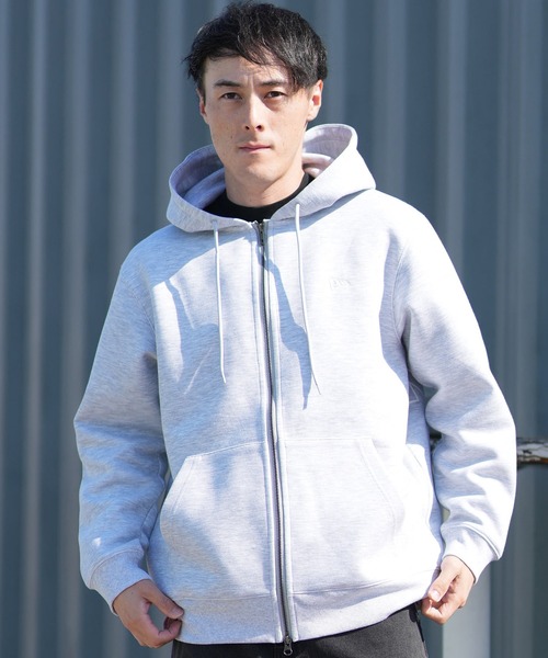 NEW ERA(ニューエラ)の「【ムラサキスポーツ限定】NEW ERA/ニューエラ ジップアップパーカー 14877285/14877286/14877287(パーカー・メンズ・グレー/ベージュ/ブラック・M/L/XL/2XL)」の7枚目の写真