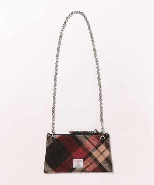 Vivienne Westwood(ヴィヴィアンウエストウッド)の「SMALL FLAT ZIP CLUTCH(クラッチバッグ・レディース・チェック・FREE)」の2枚目の写真