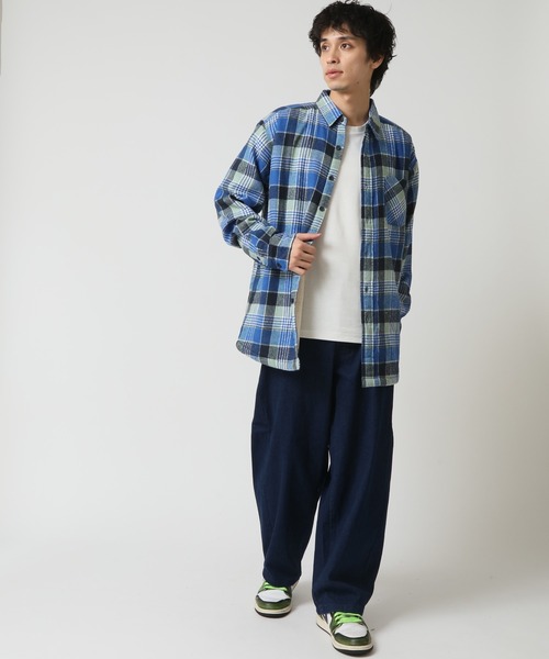 GERRY（ジェリー）の「【GERRY/ジェリー】デニム バレルレッグ クライミングパンツ ユニセックス / カーブパンツ デニムパンツ（デニムパンツ・メンズ・ブルー/ブラック/チャコール/ネイビー・S/M/L/LL）」の13枚目の写真
