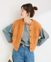 ベーセーストック　ベスト リバーシブルボアボンディングベスト（ベスト）｜B.C STOCK（ベーセー