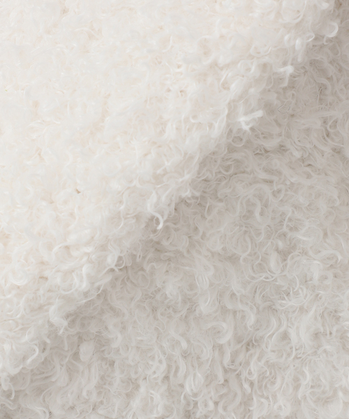 B.C STOCK（ベーセーストック）の「手洗い可 / プードルベスト（ベスト・レディース・マスタード/ホワイト・FREE）」の15枚目の写真