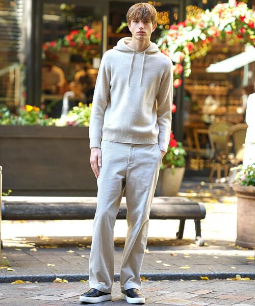 セール】カシミヤブレンドフードニット（ニット/セーター