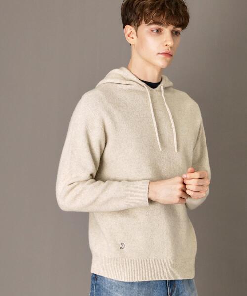 DRESSTERIOR(ドレステリア)の「カシミヤブレンドフードニット(ニット/セーター・メンズ・オリーブ/イエロー/ホワイト/レッド系1/グレー・91/92/90/94)」の10枚目の写真