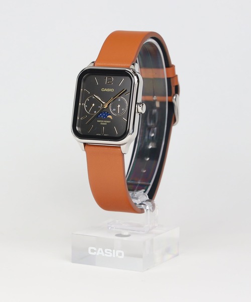 CASIO(カシオ)の「CASIO Collection / ムーンフェイズ / MTP-M305L-1AJF(アナログ腕時計・メンズ・ブラック×シルバー・FREE)」の3枚目の写真