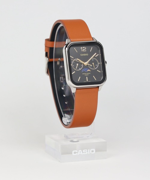 CASIO(カシオ)の「CASIO Collection / ムーンフェイズ / MTP-M305L-1AJF(アナログ腕時計・メンズ・ブラック×シルバー・FREE)」の4枚目の写真