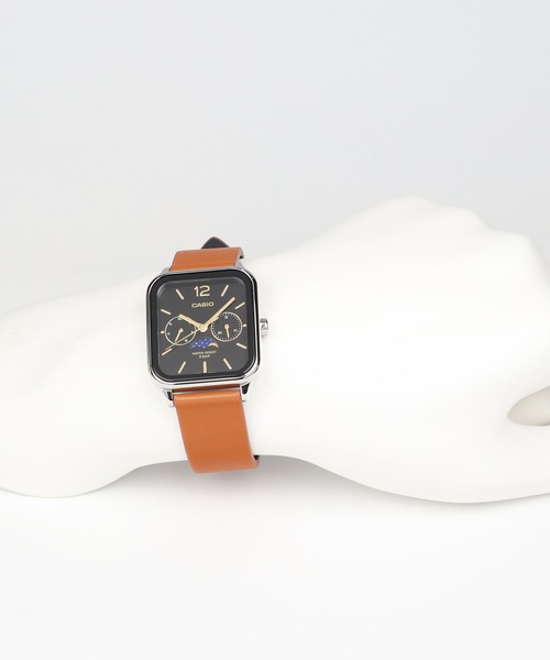 CASIO(カシオ)の「CASIO Collection / ムーンフェイズ / MTP-M305L-1AJF(アナログ腕時計・メンズ・ブラック×シルバー・FREE)」の9枚目の写真
